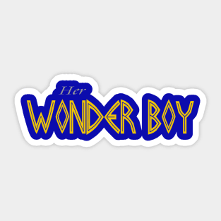 Her Wonder Boy Sticker